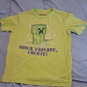MAD Engine Bright Green Minecraft Creeper Tee